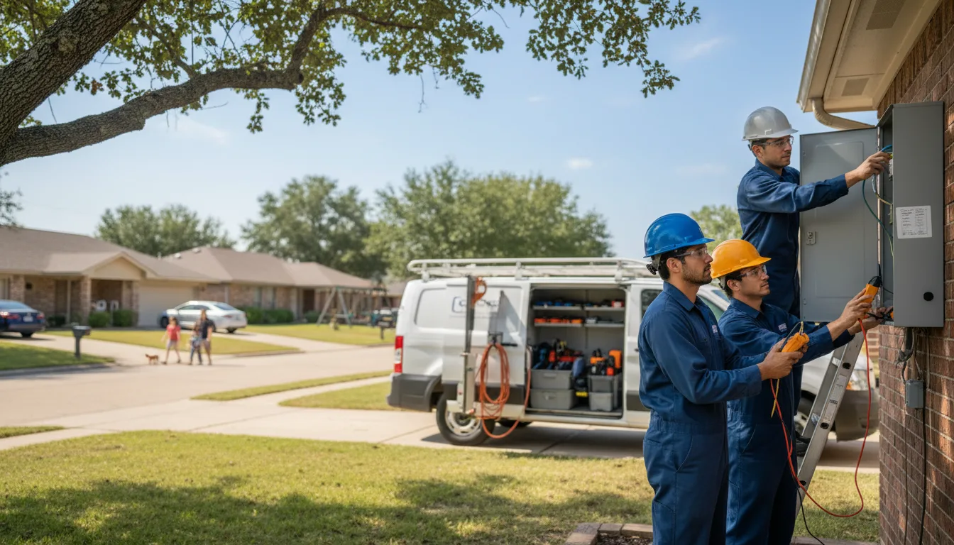 Certified electrician providing emergency electrical services in Sharon, PA